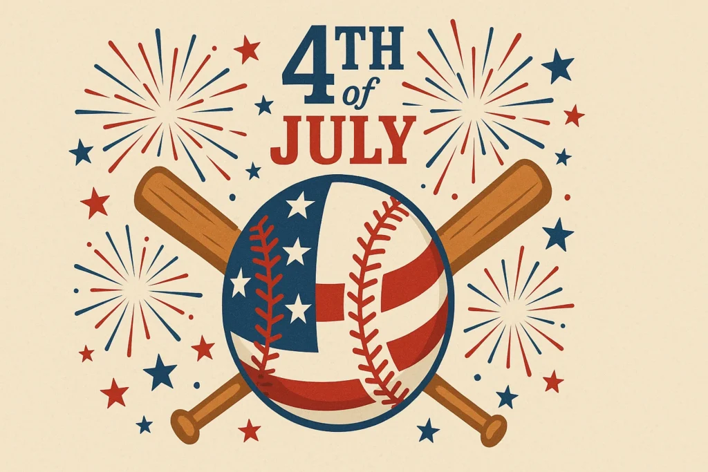Tiger Tank 4th of July Baseball