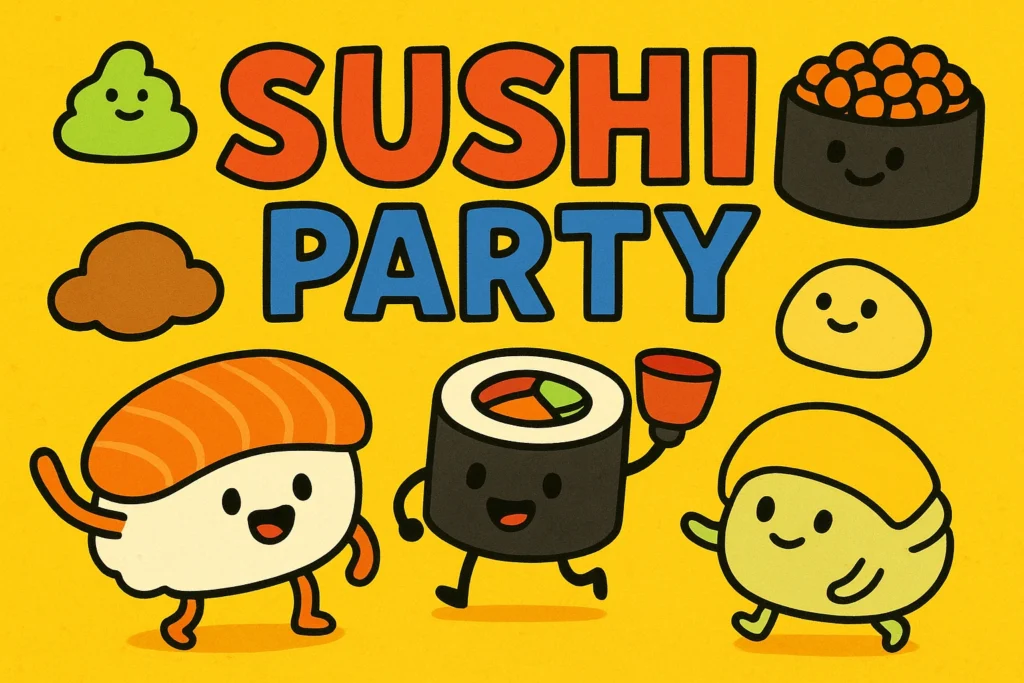 Tiger Tank Sushi Party